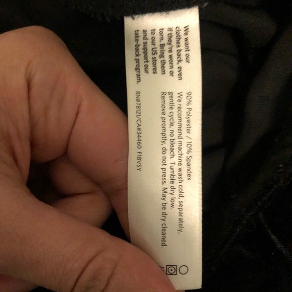 Eileen Fisher velvet leggings - M - Picture 8 of 8